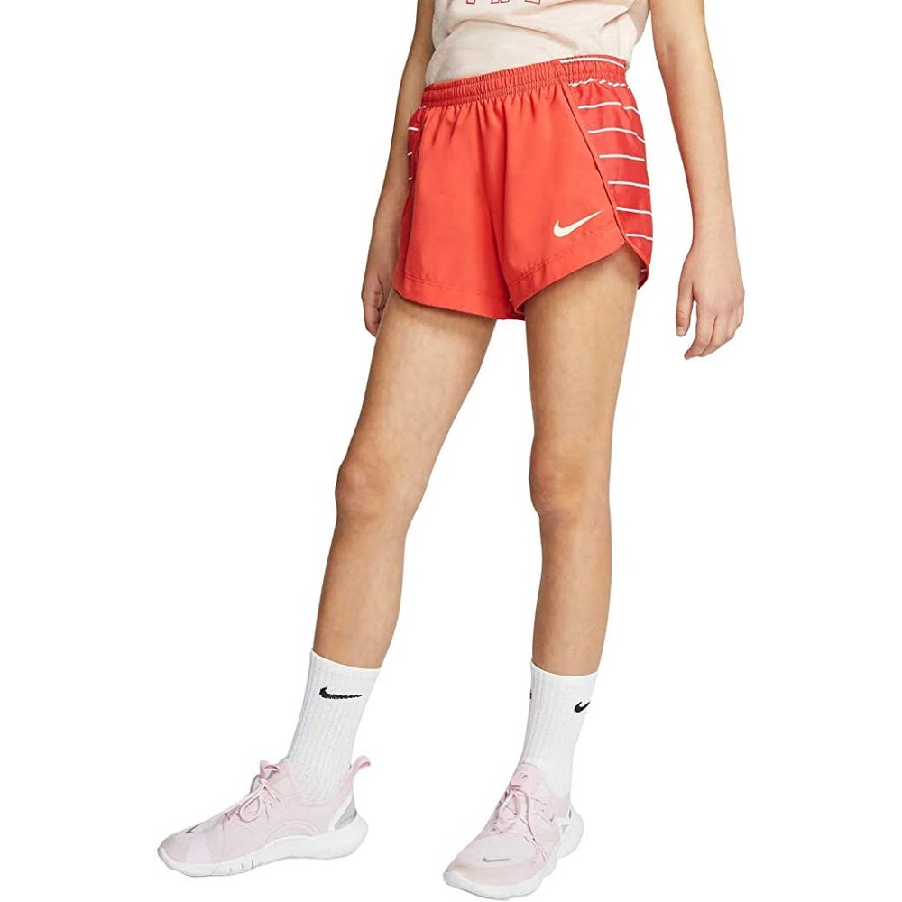 Nike Girls XS Dri-Fit Tempo Sprinter Side Stripe Running Shorts